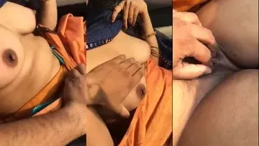 Desi hot sex video shows an unidentified pornographic woman in the automobile fingering her pussy