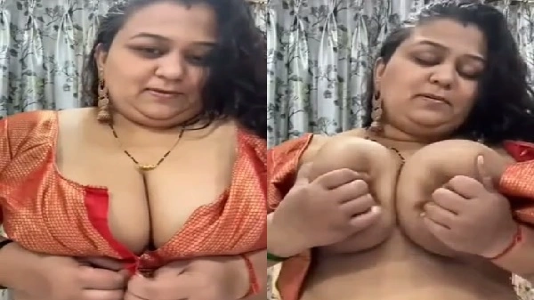 Big boobs pressing licking hot
