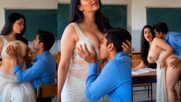College Guy Fucks Big Boob Tutor with Anal