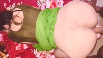 Doggy Fucking Smooth Ass Maid Creampied